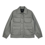 John Richmond Giubbino Tinta Unita con Bottoni per Bambino RBP26036GB GRIGIO JOHN RICHMOND 