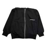 Hinnominate Felpa Tinta Unita con Zip E Cappuccio per Bambino 3635F00001 NERO HINNOMINATE 