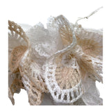 Marlu' Plain Belt With Cream Appliques For Newborns