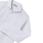 Mayoral Camicia Manica Lunga tinta unita Bianco/Verde per Bambino 6142 BIANCO/VERDE MAYORAL 