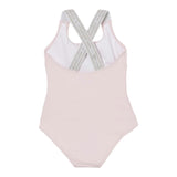 Karl Lagerfeld Costume Intero Tinta Unita con Stampe per Neonata Z30512 ROSA KARL LAGERFELD 