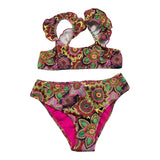 4Giveness 2 Piece Costume Bandeau-Panties Multi-Pattern Multicolor For Girls