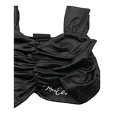 Marc Ellis Top Tinta Unita con Arricciatura per Bambina JMJTP01210 NERO MARC ELLIS 