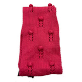 LIU JO sciarpa tinta unita con ricami Fuxia per Bambina 4DX562 FUXIA LIU JO 