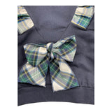 PICCOLA LUDO felpa tinta unita con rouches Blu per Bambina BS9WB046 BLU PICCOLA LUDO 