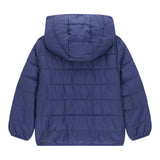 Guess Giubbino Tinta Unita con Cappuccio per Bambino H4BT03WCFM0J BLU GUESS 