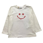MANUEL RITZ shirt girocollo tinta unita con stampa in contrasto Bianco per Neonato MR2807 BIANCO MANUEL RITZ 