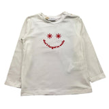 MANUEL RITZ shirt girocollo tinta unita con stampa in contrasto Bianco per Neonato MR2807 BIANCO MANUEL RITZ 