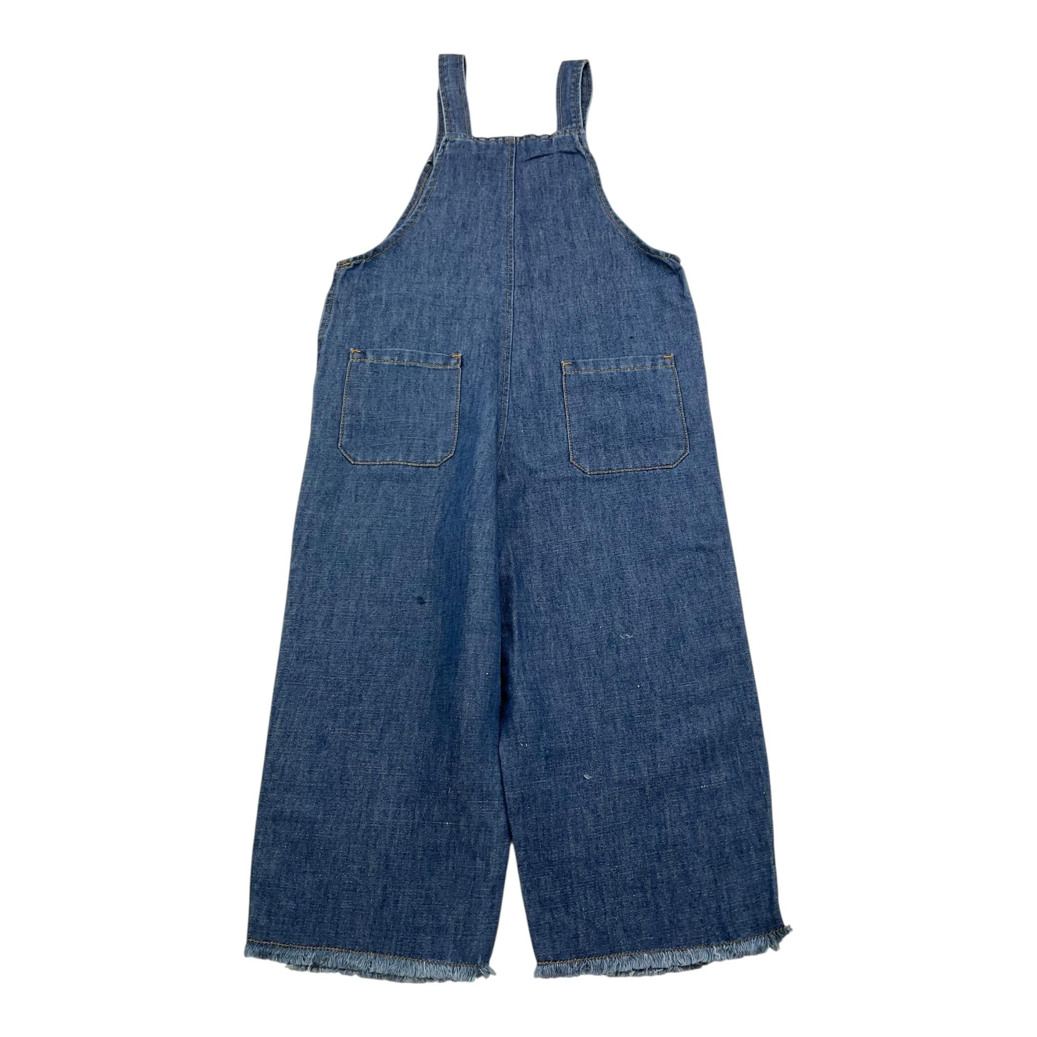Babe & Tess Salopette Tinta Unita In Denim per Bambina 18518049 BLU BABE & TESS 
