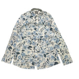 Dan John White Floral Print Long Sleeve Shirt For Boys