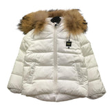 BLAUER giubbino tinta unita con zip e cappuccio Bianco per Neonato 24WBBXC02550X BIANCO BLAUER 