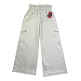 Just Cavalli Pantalone Tinta Unita Modello Palazzo per Bambina JGP26199PA PANNA JUST CAVALLI 