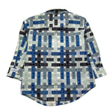 Cesare Paciotti Multicolor Shirt with Logo Long Sleeve Light Blue for Newborns
