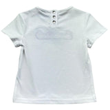 Trussardi T-Shirt Girocollo Tinta Unita con Logo per Neonato TIP26124TS BIANCO TRUSSARDI 