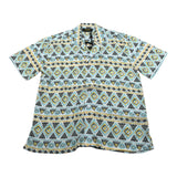 F**K Camicia Tinta Unita Mezza Manica con Fantasia per Bambino FJ25J02CA60X13 BIANCO F**K 