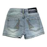Iceberg Bermuda In Denim Tinta Unita con Girovita Regolabile per Neonato BMICE5100BNX AZZURRO ICEBERG 