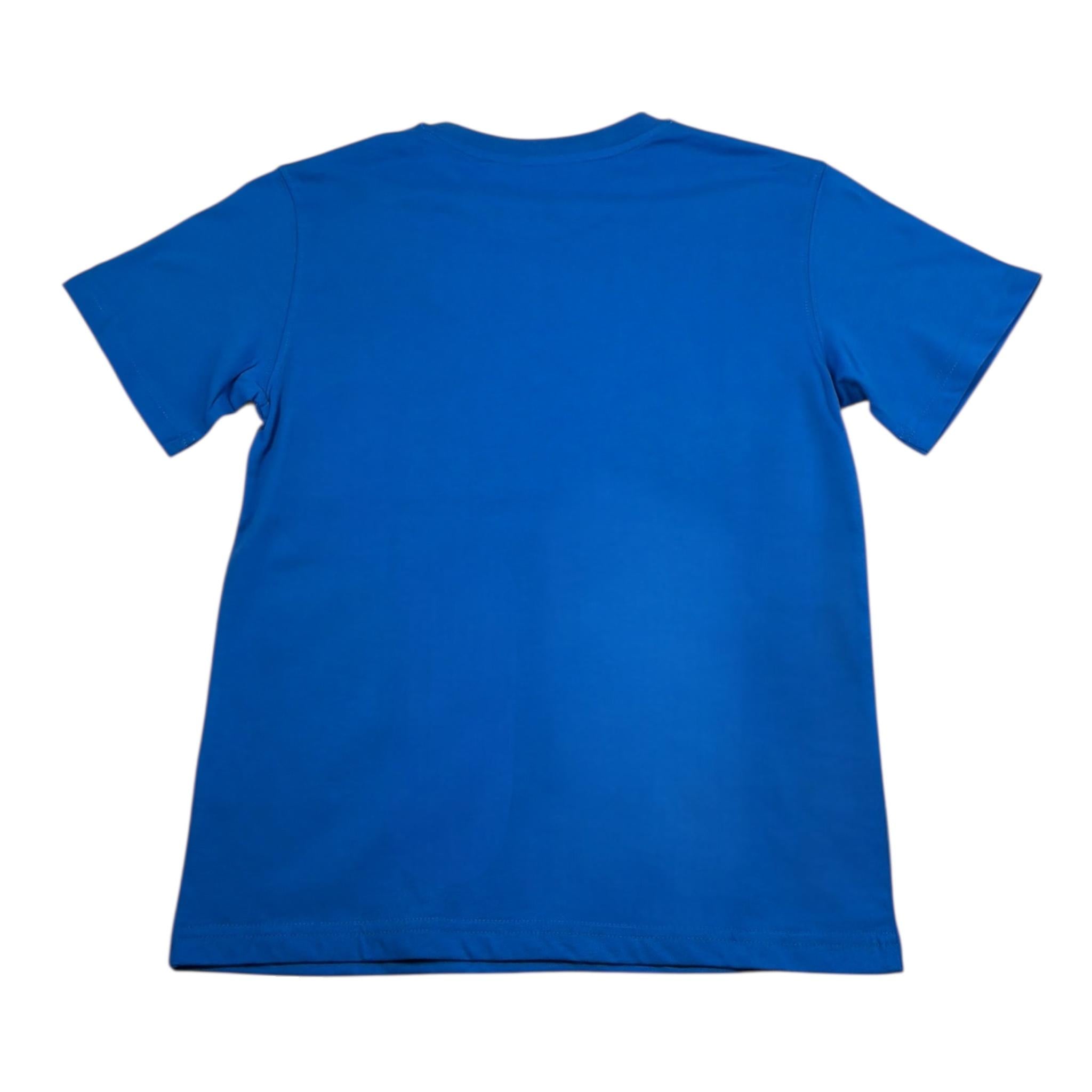 Refrigiwear T-Shirt Girocollo Tinta Unita con Stampa per Bambino 157TRMJS25 COBALTO REFRIGIWEAR 