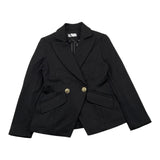 FUN & FUN giacca tinta unita doppiopetto Nero per Bambina FCJJK00060 NERO FUN & FUN 