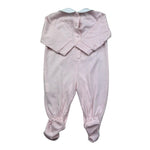 Isabel & Martinez Tutina Manica Lunga Tinta Unita con Brillantini per Neonata IM25N455 ROSA ISABEL & MARTINEZ 
