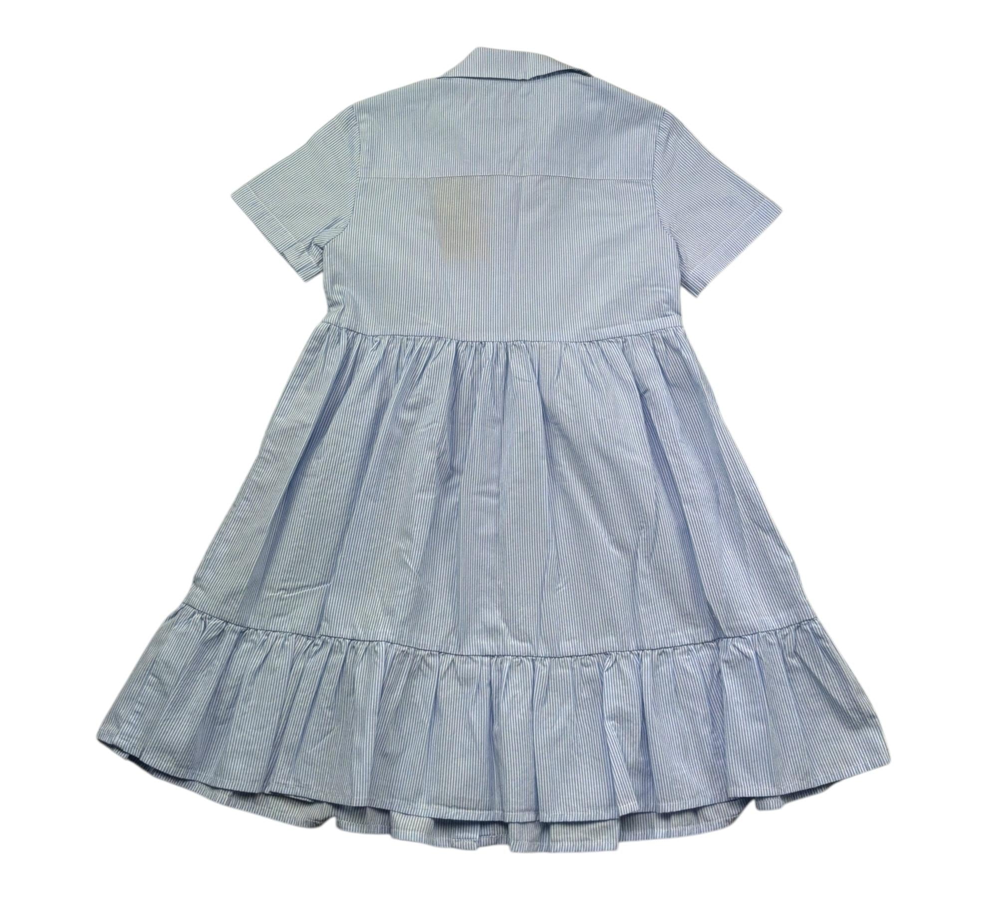 Saint Barth Abito Mezza Manica Fantasia A Righe per Bambina MISSY00 AZZURRO SAINT BARTH 