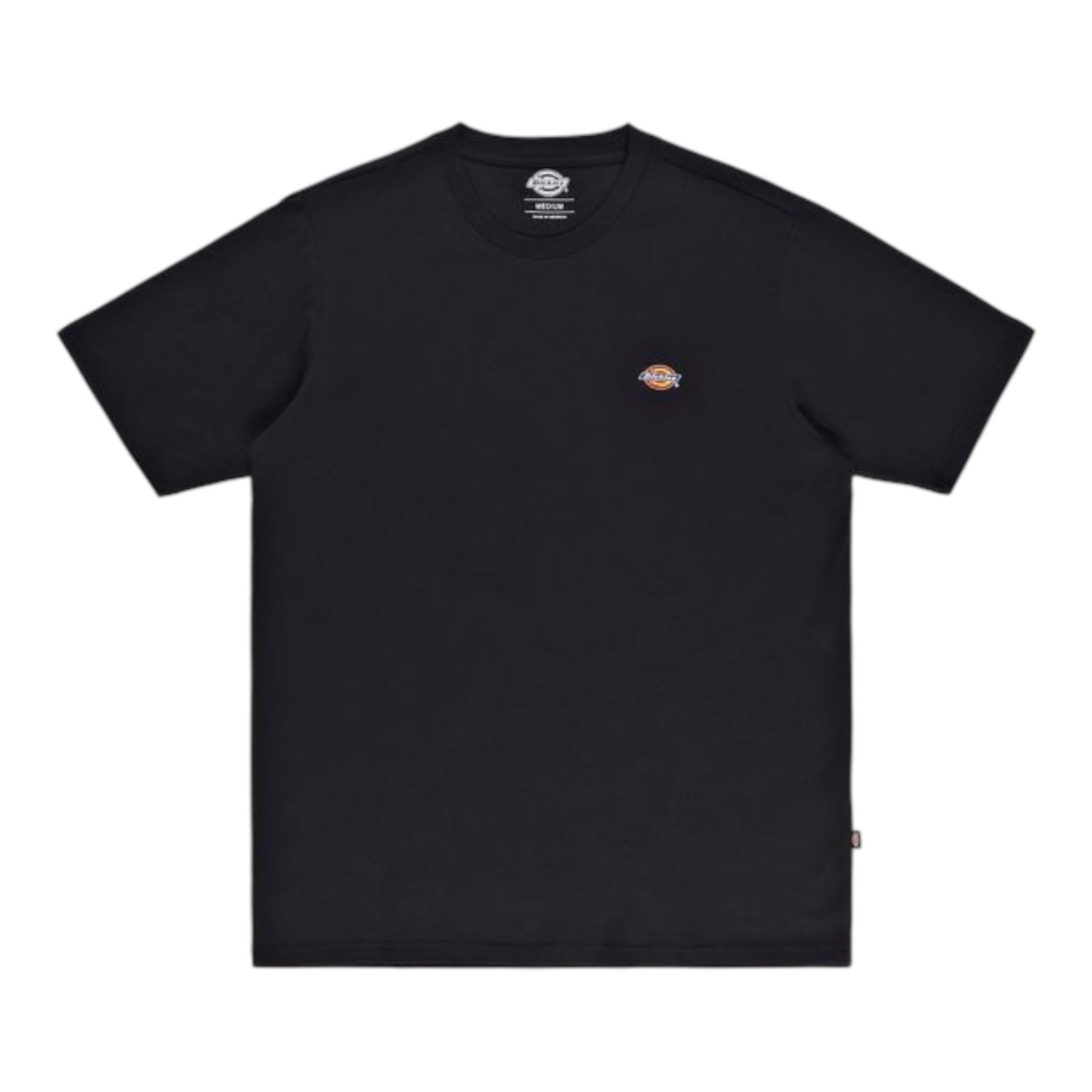 DICKIES t-shirt tinta unita girocollo con logo Nero per Bambino 520043953500100 NERO DICKIES 