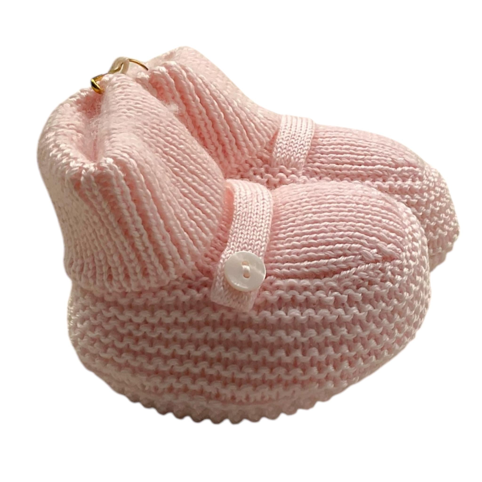 LITTLE BEAR babbucce tinta unita Rosa per Neonata 7141 ROSA LITTLE BEAR 