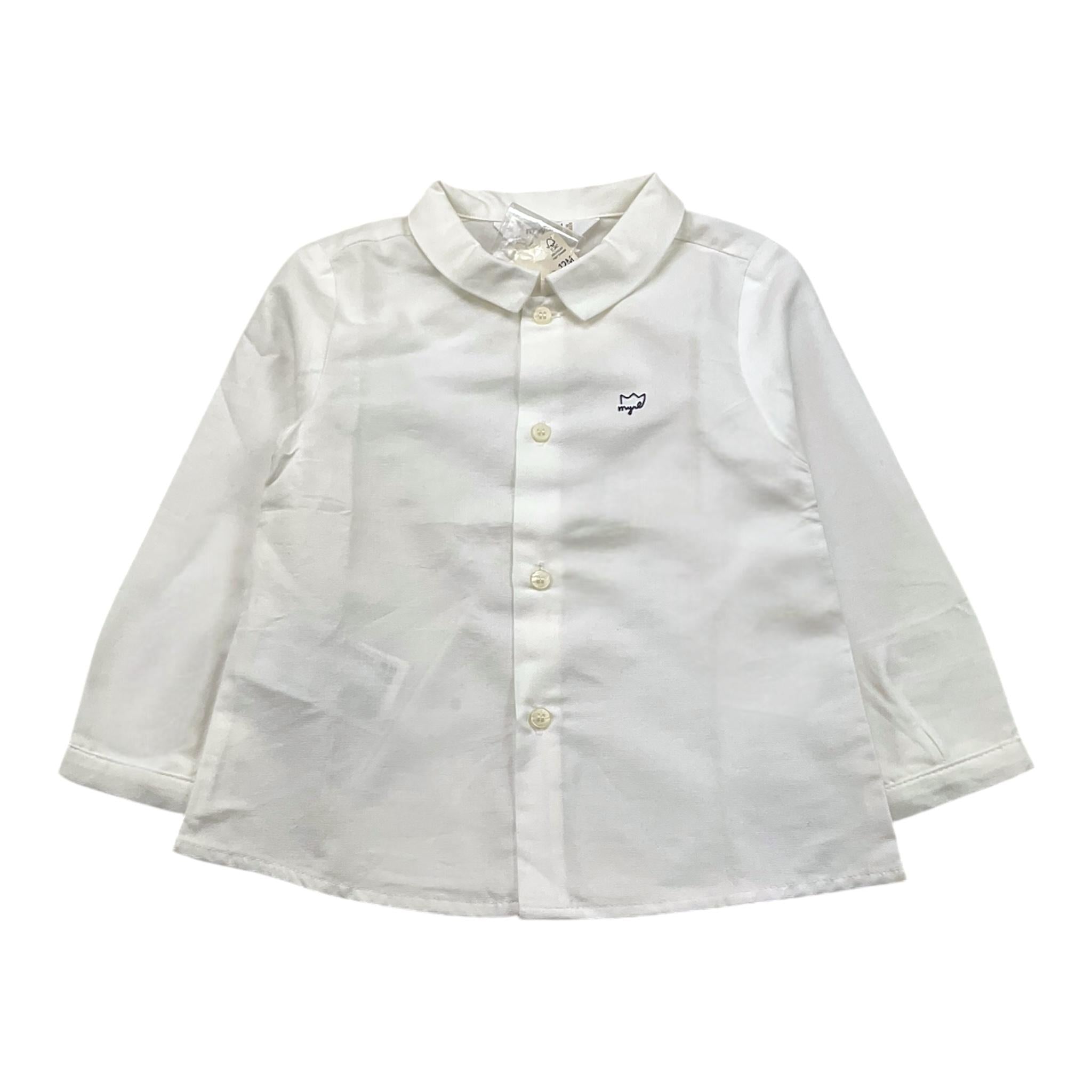 MAYORAL camicia tinta unita manica lunga Bianco per Neonato 1182 BIANCO MAYORAL 