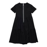 MAX&Co. abito mezza manica tinta unita Nero per Bambina MX0044 NERO MAX&Co. 