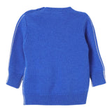 DIESEL maglia girocollo tinta unita con logo Cobalto per Neonato K00591 COBALTO DIESEL 