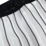 Liu Jo Pantalone Tinta Unita con Fantasia A Righe per Bambina GA5071 BIANCO LIU JO 