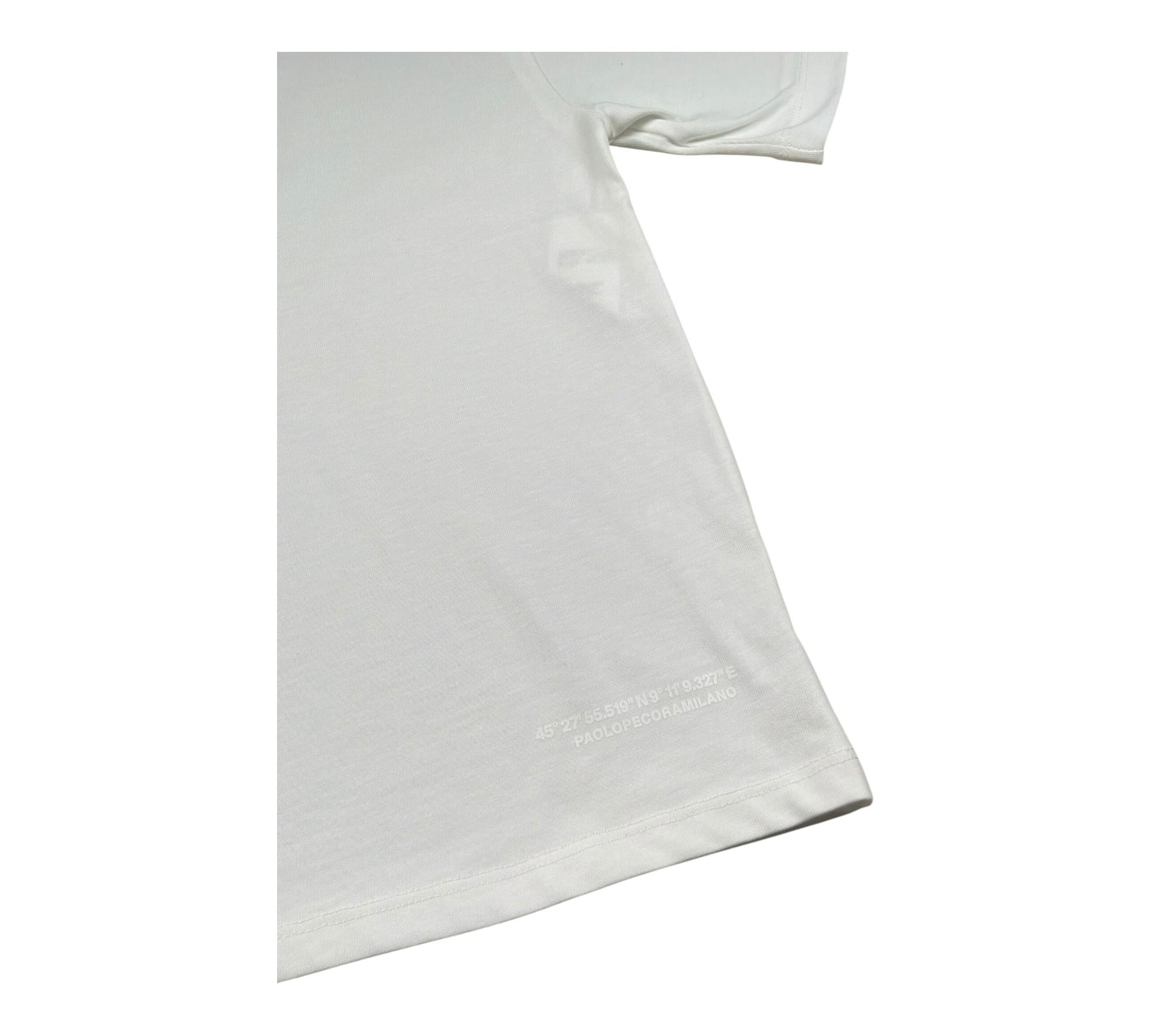 Paolo Pecora T-Shirt Girocollo Tinta Unita per Bambino PP4363 BIANCO PAOLO PECORA 