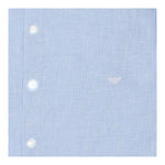 Emporio Armani Camicia Tinta Unita con Manica Lunga E Microfantasia per Neonato 3D4CJDN AZZURRO EMPORIO ARMANI 