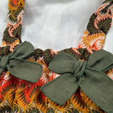 La Stupenderia Completo 2 Pezzi Body-Salopette Bicolore per Neonata TBCT58 BIANCO LA STUPENDERIA 