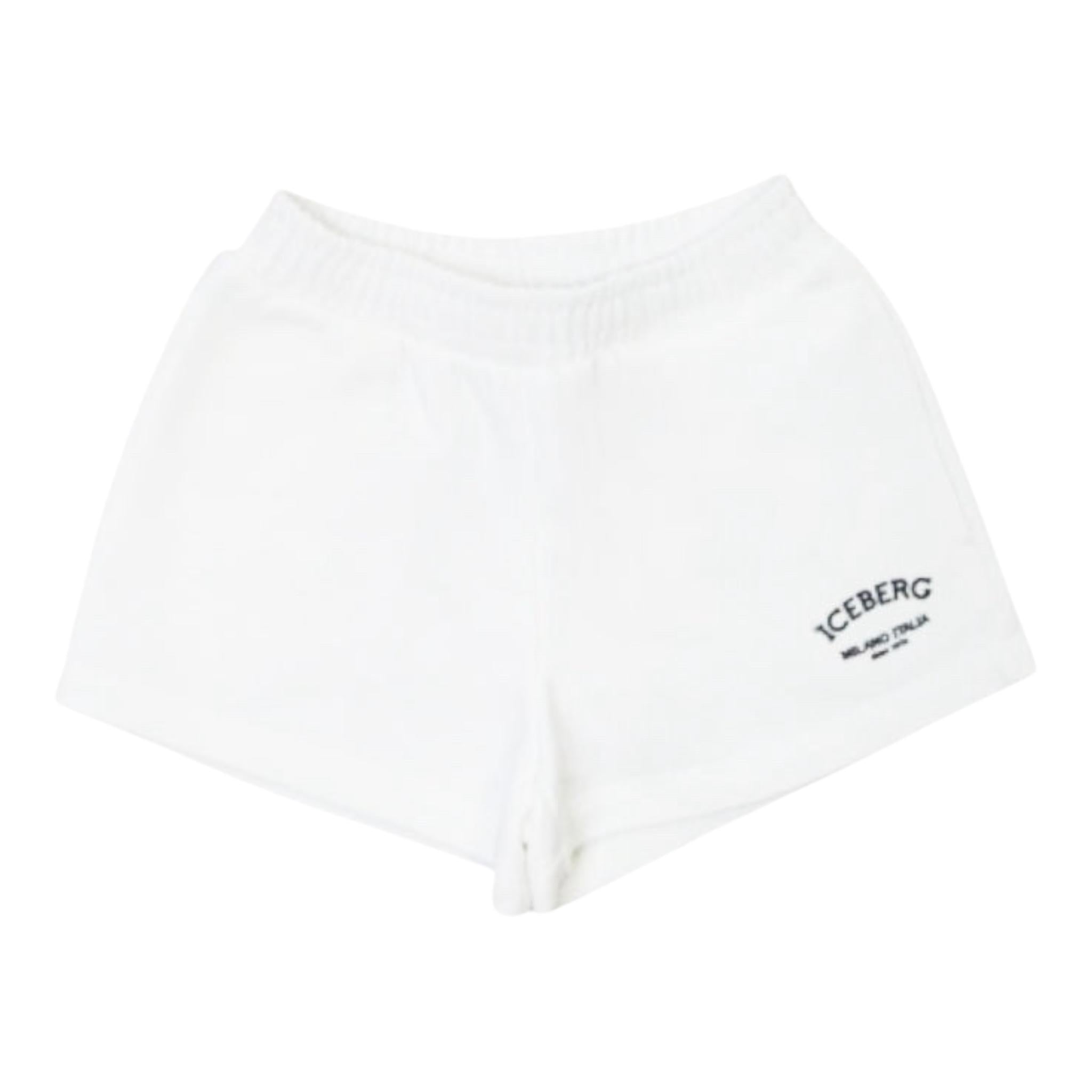 Iceberg Short Tinta Unita con Elastico In Vita per Bambina SHICE5150J BIANCO ICEBERG 
