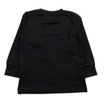 CESARE PACIOTTI shirt girocollo tinta unita con stampa Nero per Bambino TSP5310BX NERO CESARE PACIOTTI 