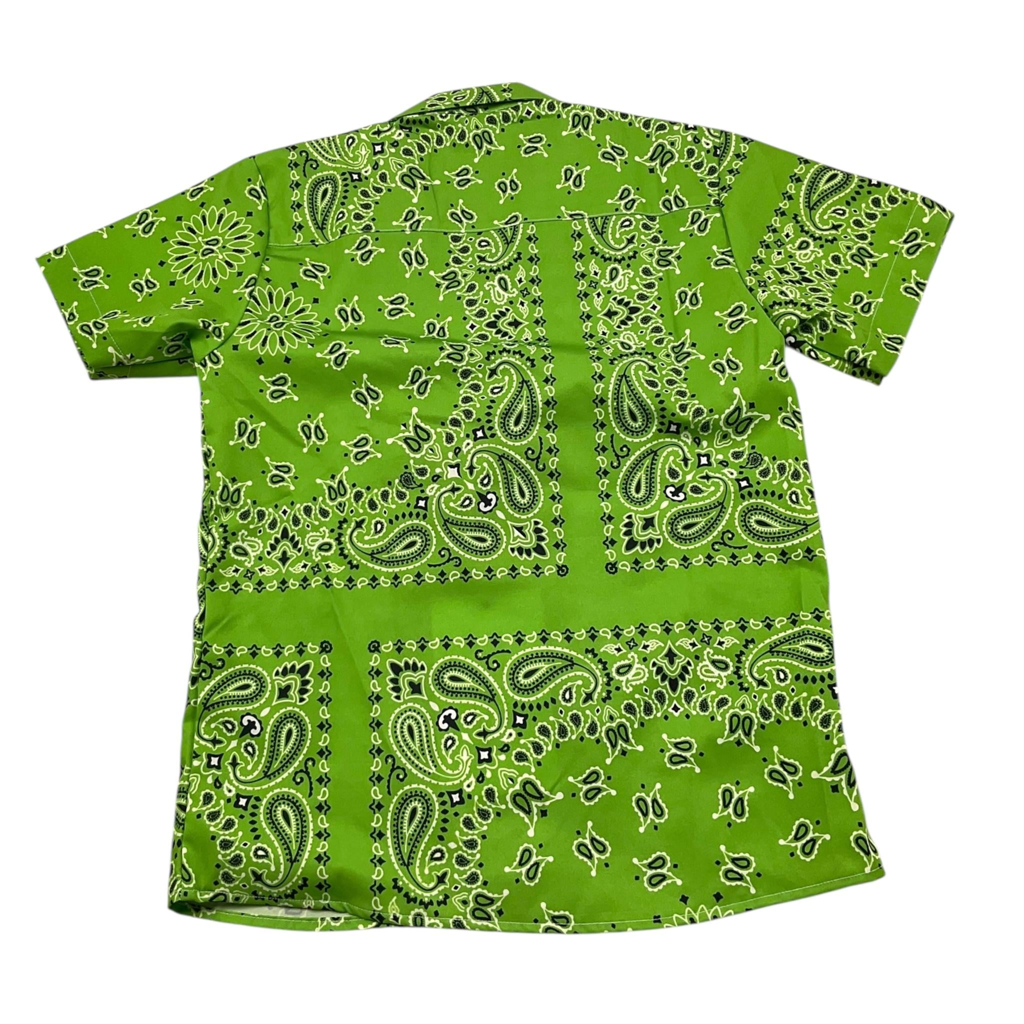 Louis Dieudonne' Camicia Tinta Unita Mezza Manica con Fantasia per Bambino LD01 VERDE LOUIS DIEUDONNE' 