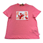 K-Way T-Shirt Girocollo Tinta Unita con Stampa per Bambina K2151RW ROSA K-WAY 