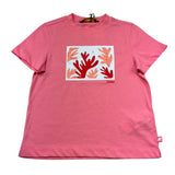 K-Way T-Shirt Girocollo Tinta Unita con Stampa per Bambina K2151RW ROSA K-WAY 