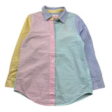 Saint Barth Camicia Manica Lunga Multicolor per Bambina SEERSUCKER MULTICOLOR SAINT BARTH 