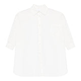 Dou Dou Camicia Tinta Unita Manica Lunga per Bambina DW1A20 BIANCO DOU DOU 