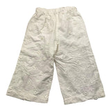 Zhoe &amp; Tobiah Solid Color Palazzo Pants With White Appliques For Baby Girls