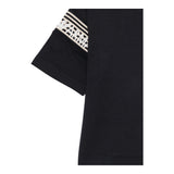 Emporio Armani T-Shirt Girocollo Tinta Unita con Logo per Bambino EB000121 BLU EMPORIO ARMANI 