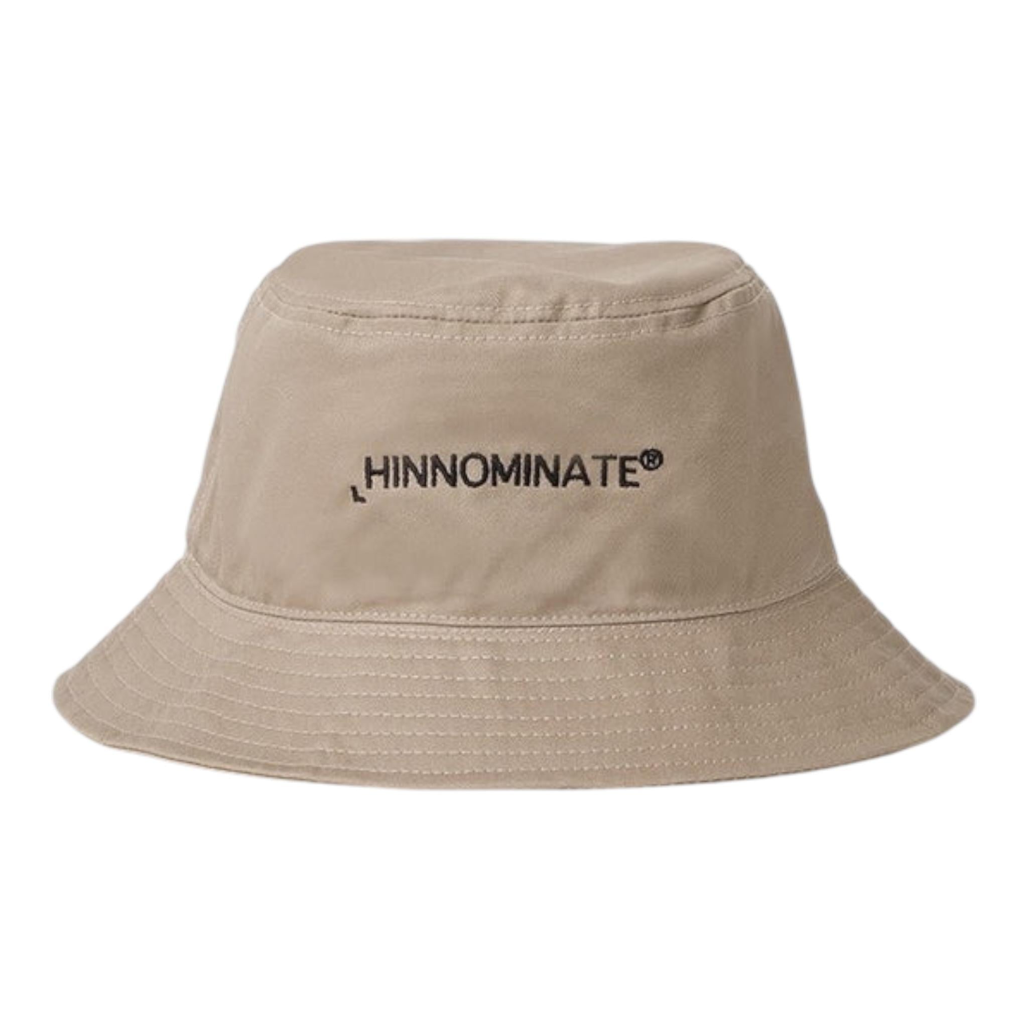 Hinnominate Cappello Pescatore Tinta Unita con Logo per Bambino 36UXCAP00116 BEIGE HINNOMINATE 