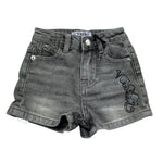 Iceberg Bermuda In Denim Tinta Unita con Logo per Neonato BMICE50108B NERO ICEBERG 