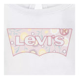 LEVI'S shirt girocollo tinta unita con stampa Bianco per Neonata 1EL412 BIANCO LEVI'S 