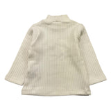 M+E' maglia tinta unita mezzo collo  Panna per Neonata UEM0194 PANNA M+E' 
