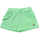 Liu Jo Short Tinta Unita con Logo per Neonata KA5083 VERDE LIU JO 