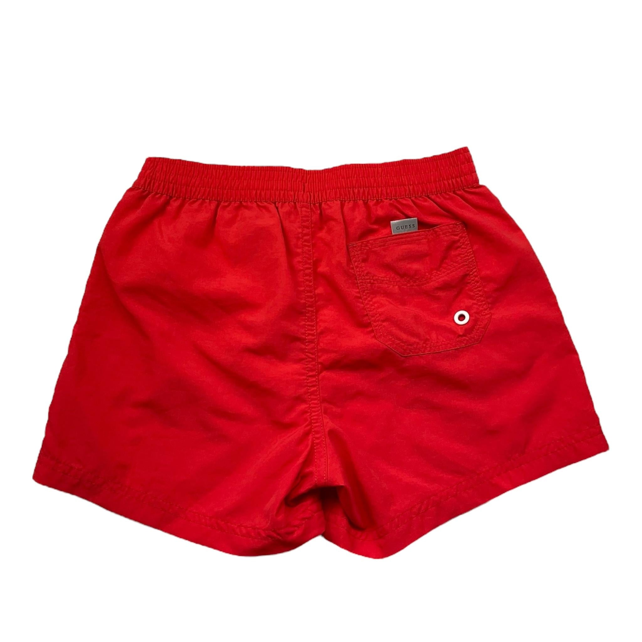 Guess Costume Tinta Unita con Logo per Bambino L92Z04TEL27 ROSSO GUESS 