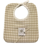 MARLU' bavetta tinta unita con stampa  Bianco per Neonata IB58BAVMF BIANCO MARLU' 