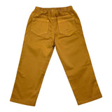 The Owl Plain Pants With Elastic Waist Mustard For Newborn